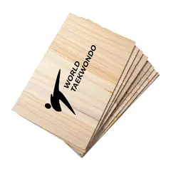 GENERICO - Set 6 Tablas de Madera 7mm para Partir – Taekwondo