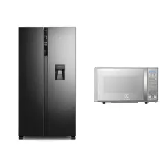 ELECTROLUX - Combo Refrigeradora 514L ERSA53K2HVB + Microondas 20L EMDO20S2GSRUG