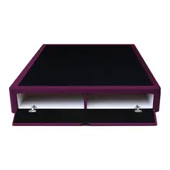 BARAKA HOME - Base De Cama Bregenz 1.5 Plz - Purpura