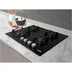 SOLE - Cocina FACIL DE LIMPIAR Solco034 4 Quemadores