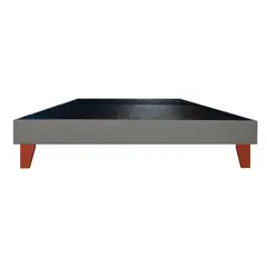 BARAKA HOME - Base de Cama Luton Slim 1.5 Plz - Gris Oscuro
