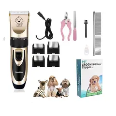 GENERICO - KIT para cortar pelo de Mascota inalámbrica y eléctrica