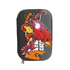 GENERICO - CARTUCHERA GRANDE 3D AEROMAN NEGRO