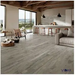 VIDAR - PISO LAMINADO GRAY NATURAL 8 MM - VENTA POR CAJA 1.90 M2