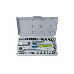 AIWA - SET DE DADOS DE HERRAMIENTAS X 40 PIEZAS 1/4 & 3/8