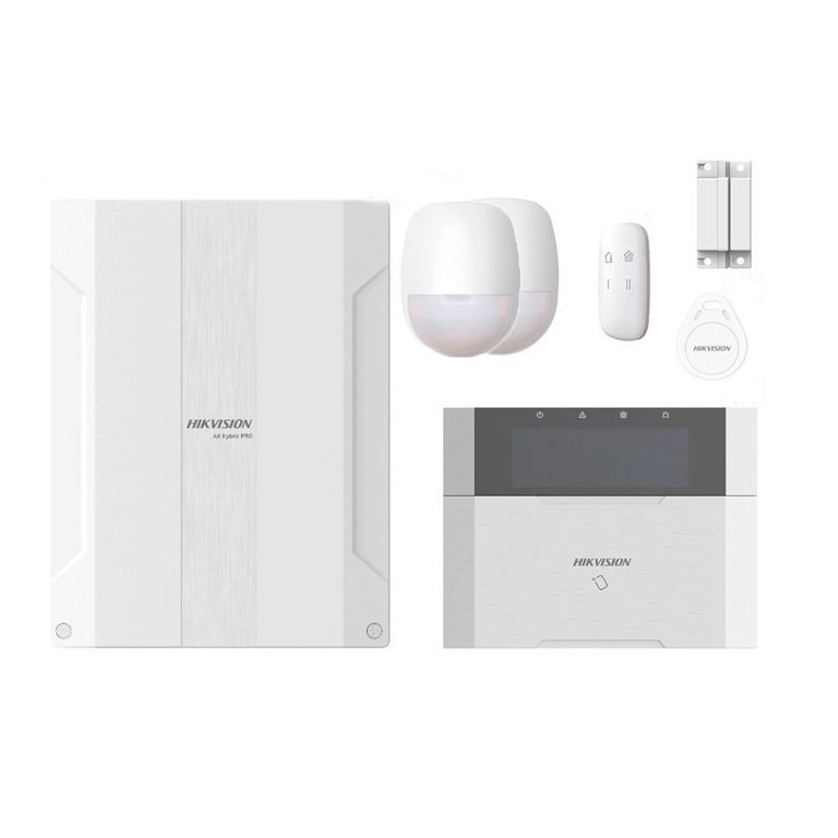 KIT DE ALARMA HIBRIDA DS-PHA64-KIT 64 ZONAS HIKVISION