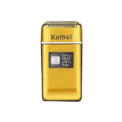 KEMEI - Afeitadora Shaver Dorada TX-8