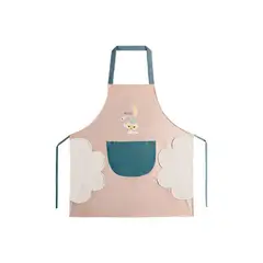 GENERICO - Mandil Delantal Cocina Impermeable Secador Bolsillo