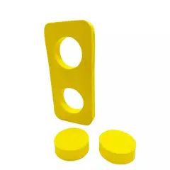 WINNER - SEGURO PARA FLOTADOR CHURRO O TALLARIN - AMARILLO