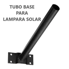 GENERICO - Brazo Metalico Tubo De Fijaciòn Lampara Solar Soporte Farolas Solares