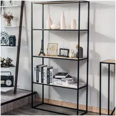 VENTITAS HOME - Librero Industrial Pierinno Rovere