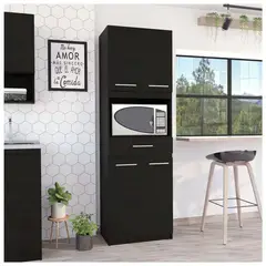 VENTITAS HOME - Repostero de Cocina Almond Negro