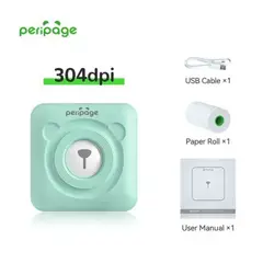 PERIPAGE - Mini impresora térmica A6 304 dpi