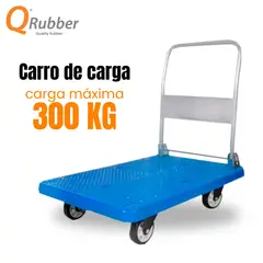 QRUBBER - Carro de carga plegable 300 kg