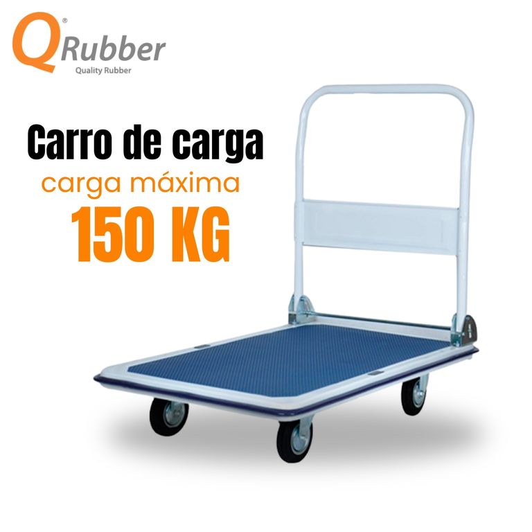 Carro de carga plegable 150 kg - QRubber