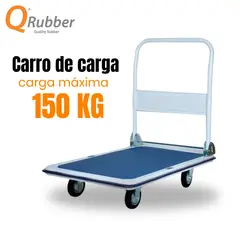QRUBBER - Carro de carga plegable 150 kg -