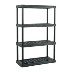 PRETUL - Estante plástico amplio 36" x 17", 4 repisas