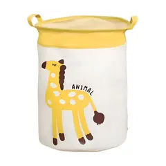 ELMEJORPRECIO - Cesto De Ropa Para Dormitorio Lavandería Diseño Jirafa