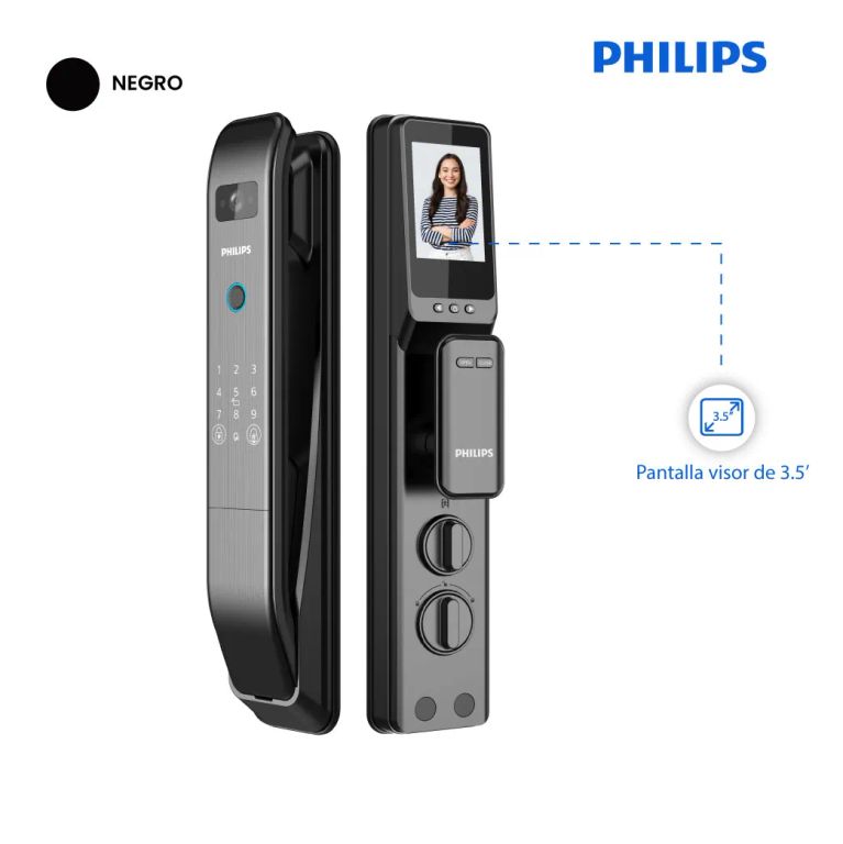 CERRADURA DIGITAL PHILIPS 303 VP-5HWS - NEGRO
