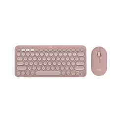 LOGITECH - Teclado y Mouse K380s Mouse M350s Bt Inalámbrico Rosado