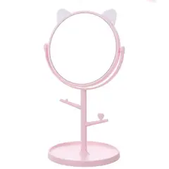 IMPORTADO MC - ESPEJO PARA TOCADOR GATITO ROSA