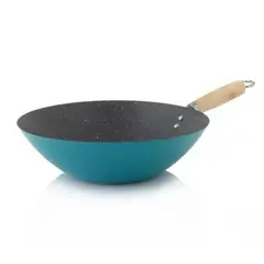 OSTER - Sartén Wok de Carbón Steel 30cm