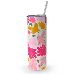 KUSTOMIT - Vaso Tomatodo Tumbler Mug Acero 750ml - Sueña con el corazón