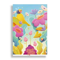 KUSTOMIT - Cuadro Decorativo Aluminio 20x30 - Jardín