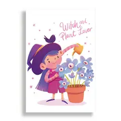KUSTOMIT - Cuadro Decorativo Aluminio 20x30 - Bruja