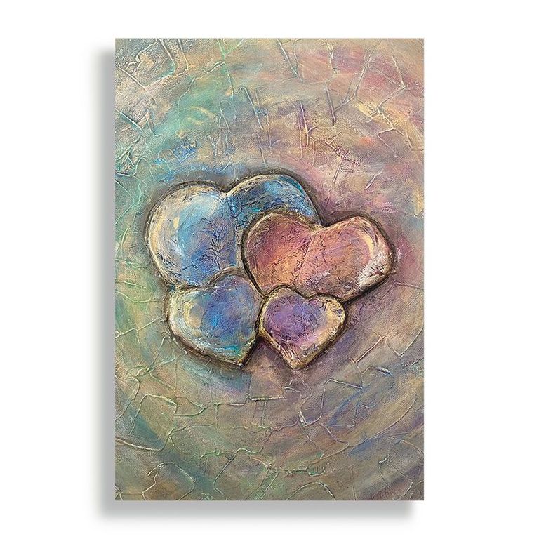 Cuadro Decorativo Aluminio 20x30 - Familia