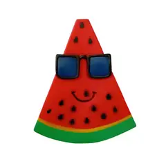 GENERICO - Juguete de goma para mascotas sandia con sonido