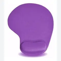 GENERICO - MOUSE PAD ERGONOMICO CON ALMOHADILLA LILA
