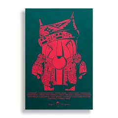 KUSTOMIT - Cuadro Decorativo Aluminio 20x30 - Tama Wari