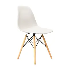 BONNO - Silla De Diseño Eames Blanco