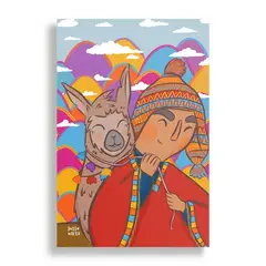 KUSTOMIT - Cuadro Decorativo Aluminio 20x30 - Colorido