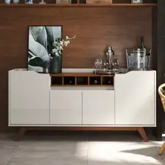 TU MESITA - Aparador Vintage Moderno Nicola 152cm Blanco