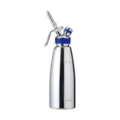 GENERICO - SIFON DISPENSADOR CREMA CHANTILLY DE 1 LITRO DE ACERO INOXIDABLE PARA CAPSULAS N2O