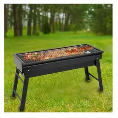 GENERICO - Parrilla A Carbón Plegable Portátil Para Playa Campamento