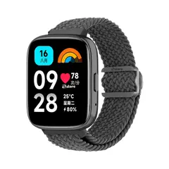 GENERICO - Correa de Nylon Compatible Para Redmi Watch 3 Active Gris