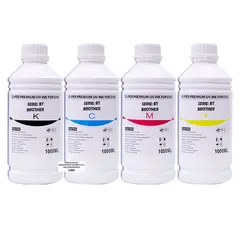 GENERICO - Tinta Compatible Litro Uv Para Brother BT5001 D60BK Negro y Colores
