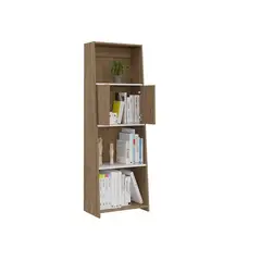 AMUEBLE - Librero organizador EIFEE marron tiendas melamina 18mm