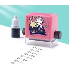 GENERICO - Kit de Sello x4 Didactico De Enseñanza Matemática Para Niñs
