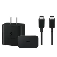 SAMSUNG - Cargador S24 Ultra de 45W Carga Rapida Tipo C Negro