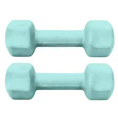 GENERICO - Set 2 Mancuernas de Goma 3Kg