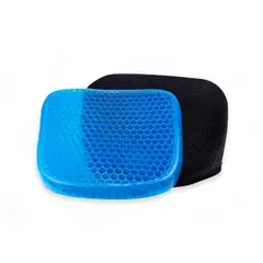 GENERICO - Asiento Cojín de Gel Ortopédico con Funda 1 Kg