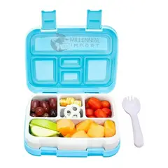 GENERICO - TAPER LONCHERA A PRUEBA DE FUGAS TIPO BENTGO SIN BPA DE 5 DIVISIONES