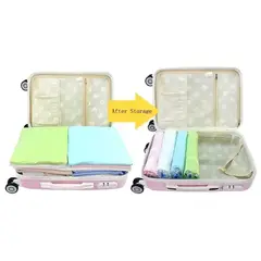 MEGIMPERU - Bolsas al Vacío para Viaje X12UN Sin Aspiradora Sin Problema