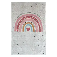 GENERICO - Alfombra Niños Arcoiris 120 x 180cm