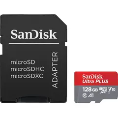 SANDISK - Memoria - Ultra PLUS 128GB microSDXC UHS-I
