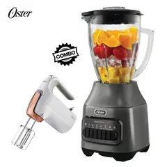 OSTER - BATIDORA DE MANO FPSTHMAMR + LICUADORA BLSTPEG-GPB